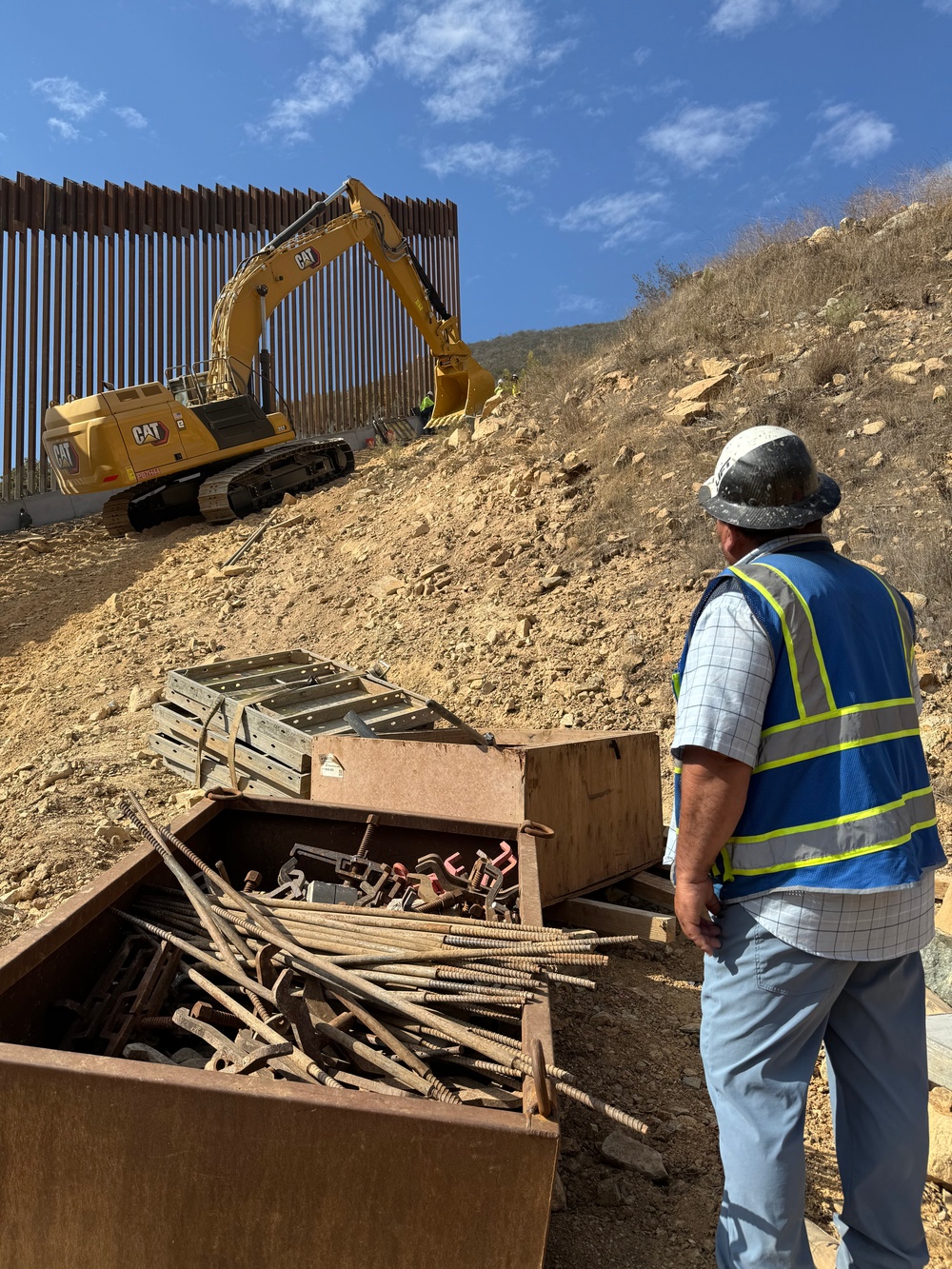 New Border Wall Construction in Dulzura, CA