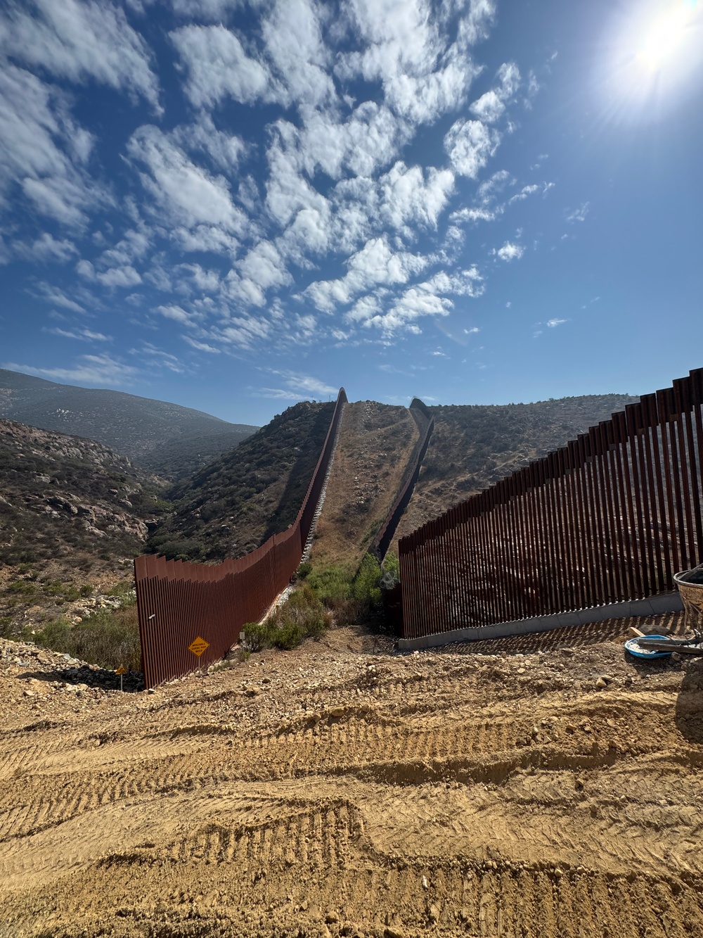 New Border Wall Construction in Dulzura, CA