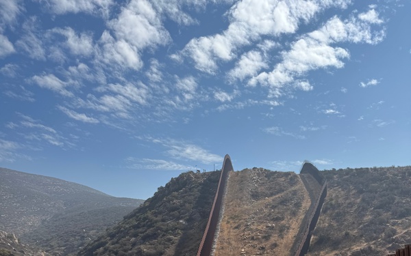 New Border Wall Construction in Dulzura, CA