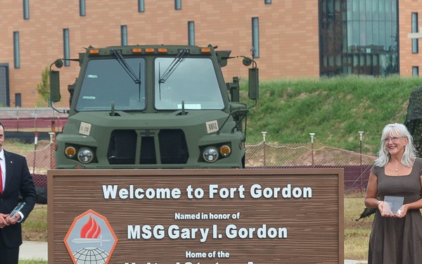 Fort Gordon Officially Dedicated Sept. 26, 2025.