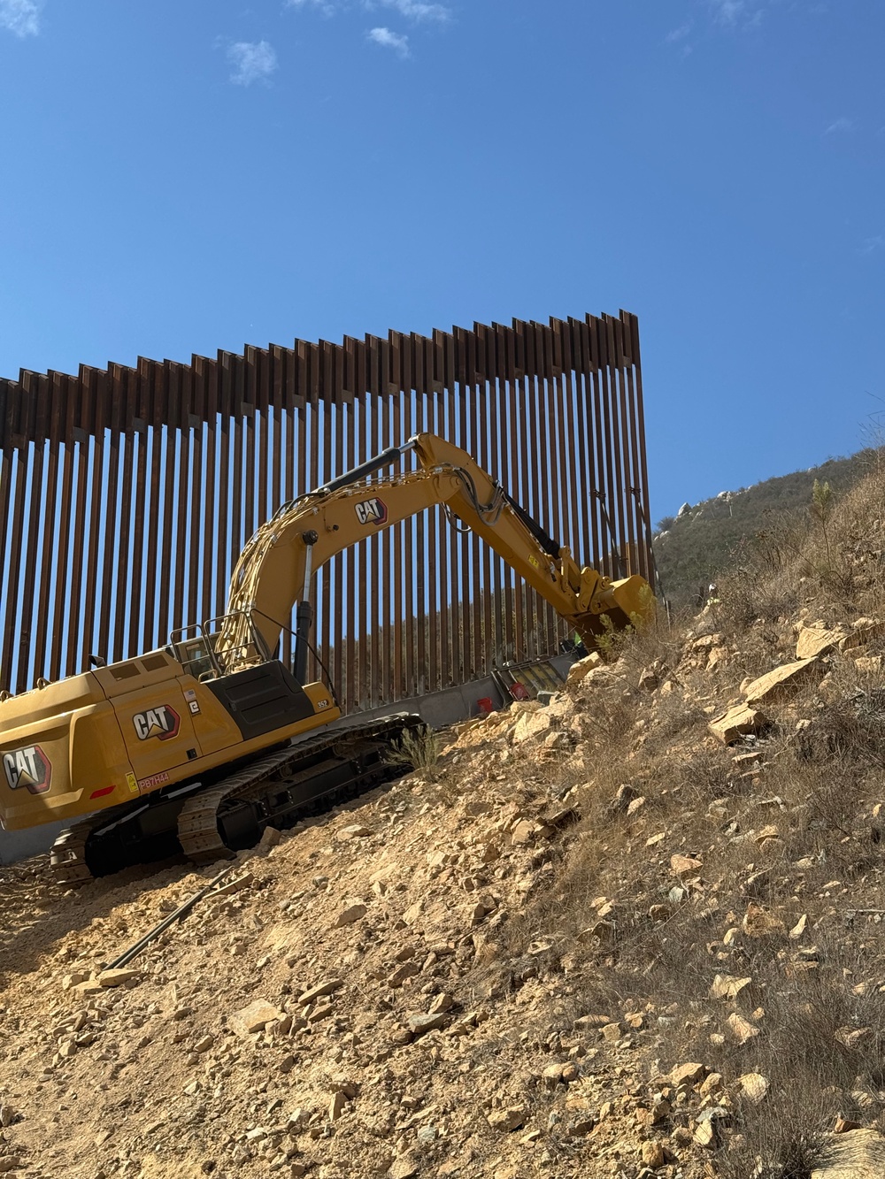 New Border Wall Construction in Dulzura, CA
