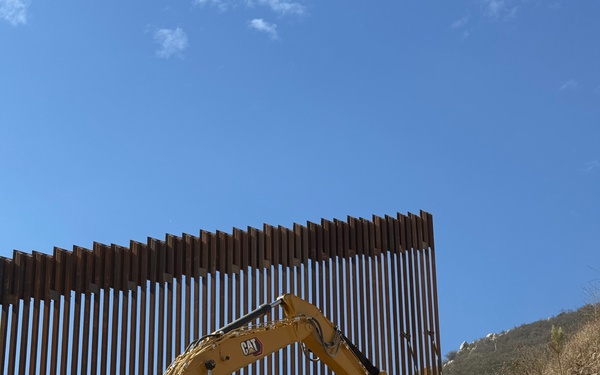 New Border Wall Construction in Dulzura, CA