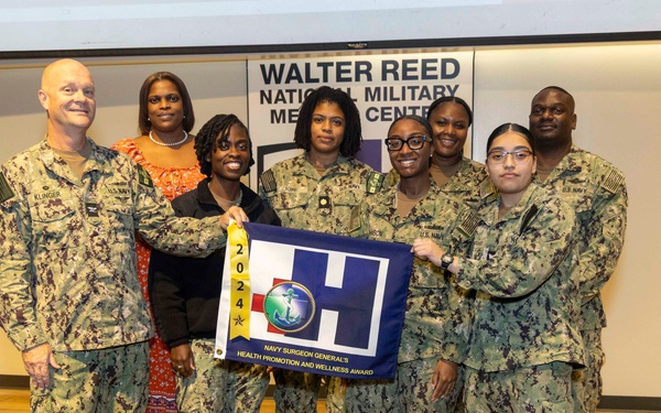 Navy SG Recognizes Walter Reed, NMRTC Bethesda for Health Promotion