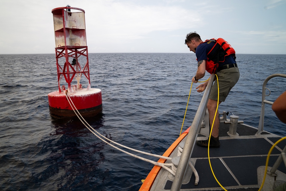 U.S. Coast Guard conducts aids to navigation inspections