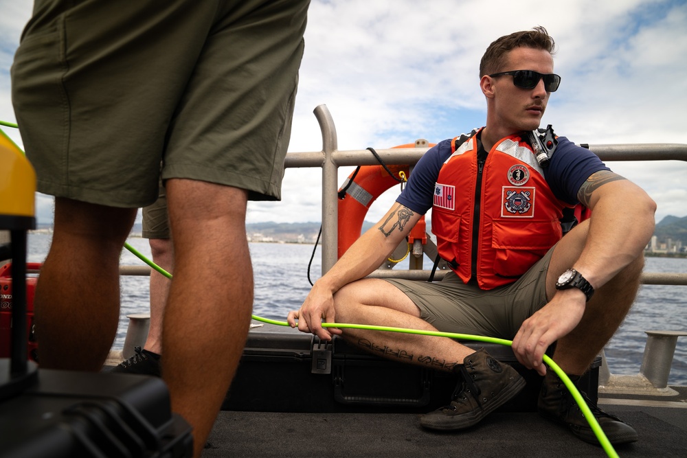 U.S. Coast Guard conducts aids to navigation inspections