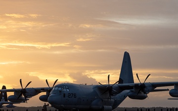 Marines with VMGR-252 deployed from MCAS Cherry Point