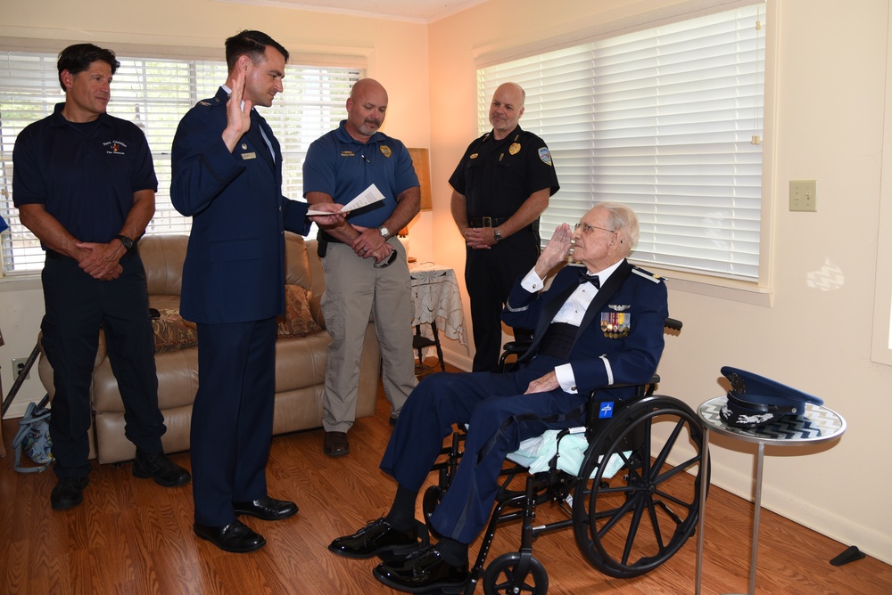 101-year-old veteran promoted