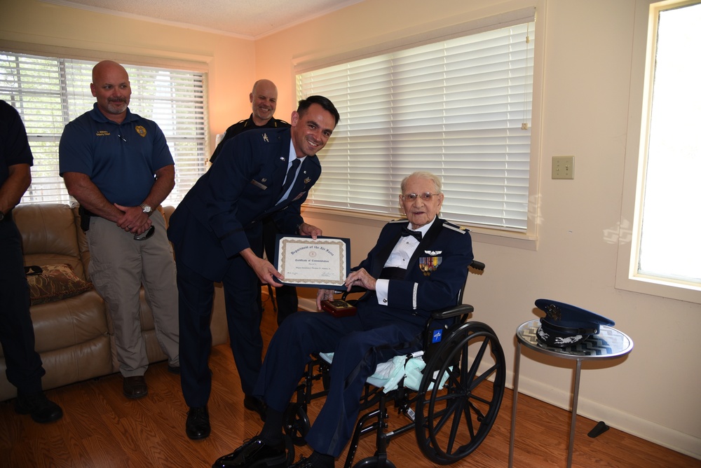 101-year-old veteran promoted