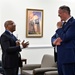 SecAF Meink meets German. Minister-President Schweitzer