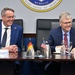 SecAF Meink meets German. Minister-President Schweitzer