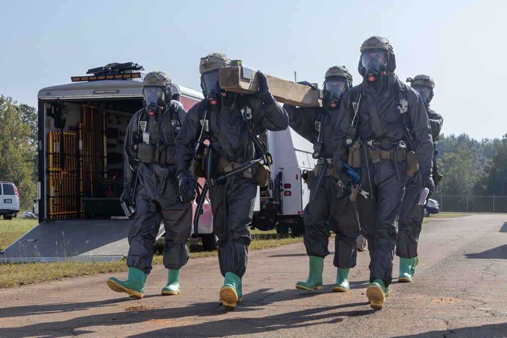 CBIRF Marines Participate in CBRN Response Training at Guardian Centers