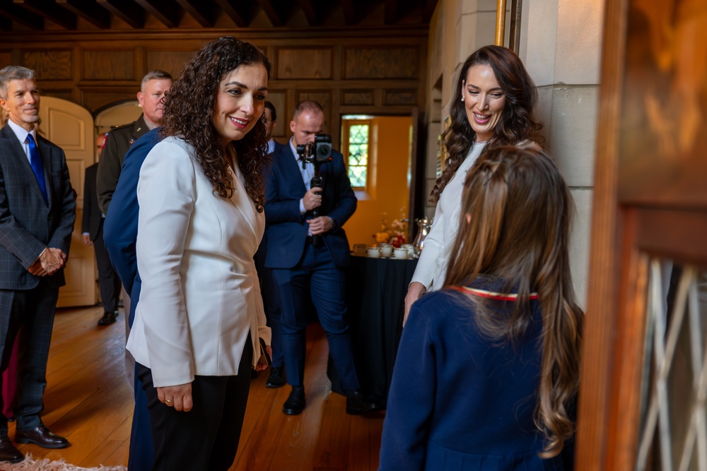 Her Excellency Dr. Vjosa Osmani Sadriu President Of The Republic Of Kosovo Visits the USAWC