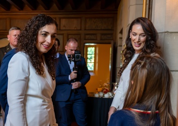 Her Excellency Dr. Vjosa Osmani Sadriu President Of The Republic Of Kosovo Visits the USAWC