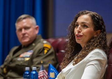 Her Excellency Dr. Vjosa Osmani Sadriu President Of The Republic Of Kosovo Visits the USAWC