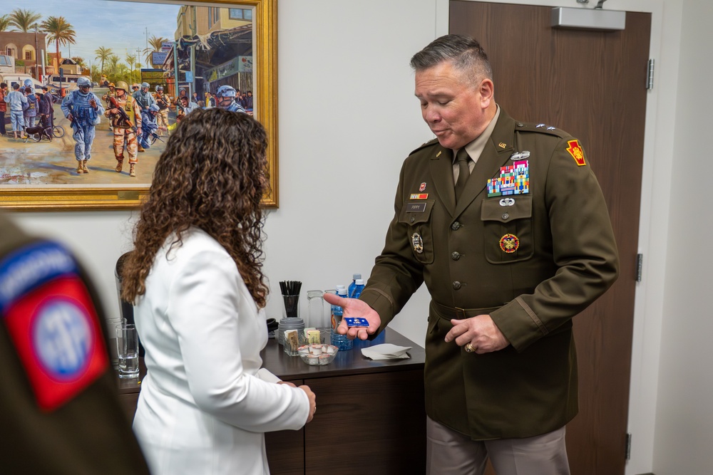 Her Excellency Dr. Vjosa Osmani Sadriu President of the Republic of Kosovo visits the USAWC