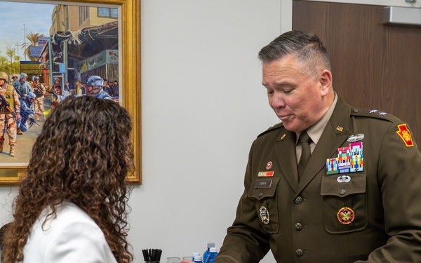 Her Excellency Dr. Vjosa Osmani Sadriu President of the Republic of Kosovo visits the USAWC