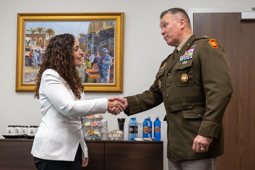 Her Excellency Dr. Vjosa Osmani Sadriu President of the Republic of Kosovo visits the USAWC