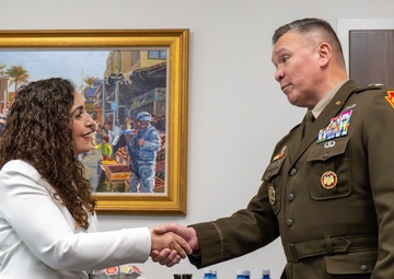 Her Excellency Dr. Vjosa Osmani Sadriu President of the Republic of Kosovo visits the USAWC