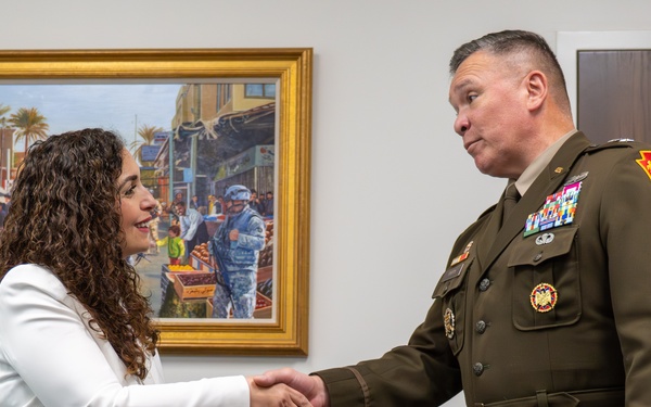 Her Excellency Dr. Vjosa Osmani Sadriu President of the Republic of Kosovo visits the USAWC