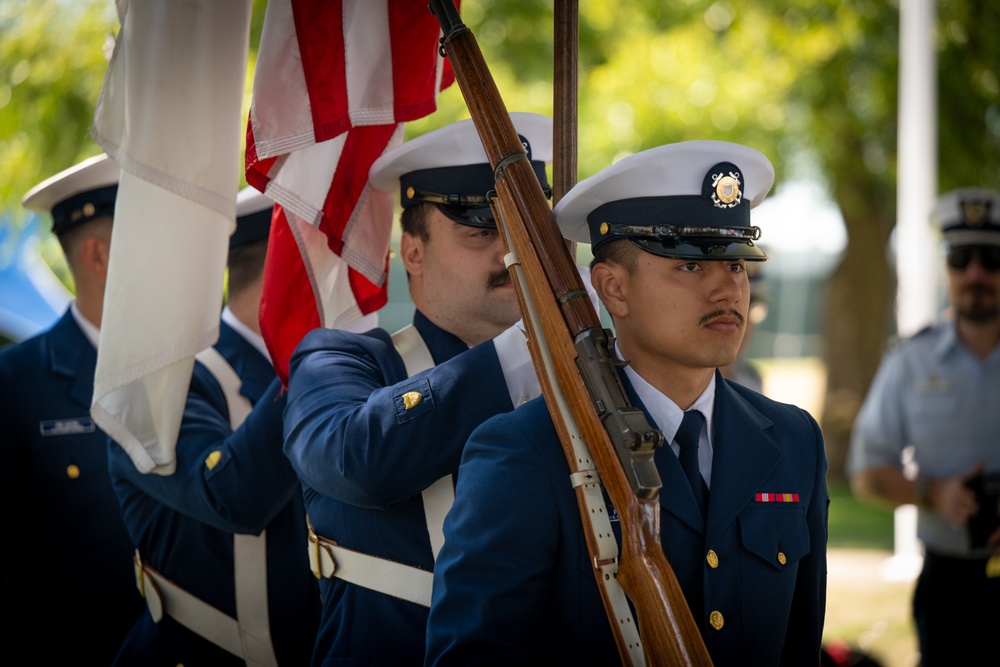 U.S. Coast Guard Southwest District holds change of command ceremony
