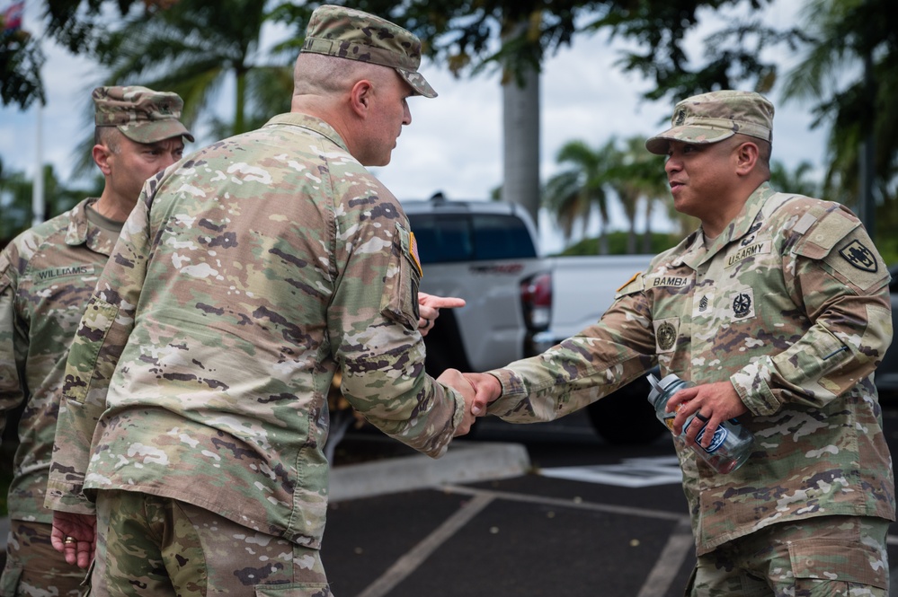 Field Artillery Leaders Meet with 5th BCD at Joint Base Pearl Harbor-Hickam