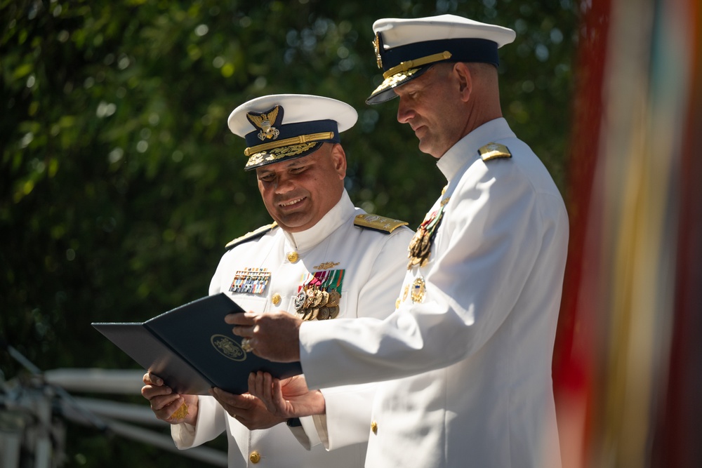 U.S. Coast Guard Southwest District holds change of command ceremony