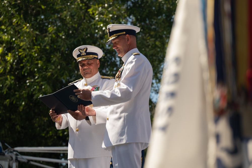 U.S. Coast Guard Southwest District holds change of command ceremony