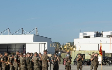 VMM-266 change of command ceremony