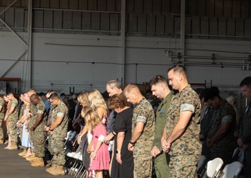 VMM-266 change of command ceremony