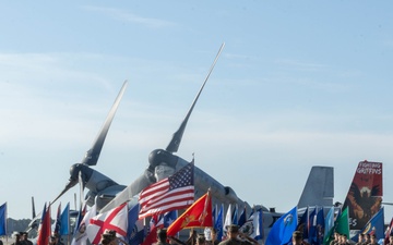 VMM-266 change of command ceremony