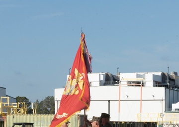 VMM-266 change of command ceremony