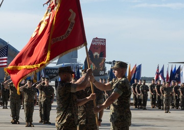 VMM-266 change of command ceremony