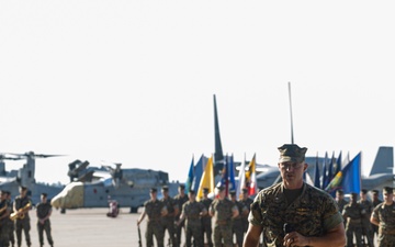 VMM-266 change of command ceremony