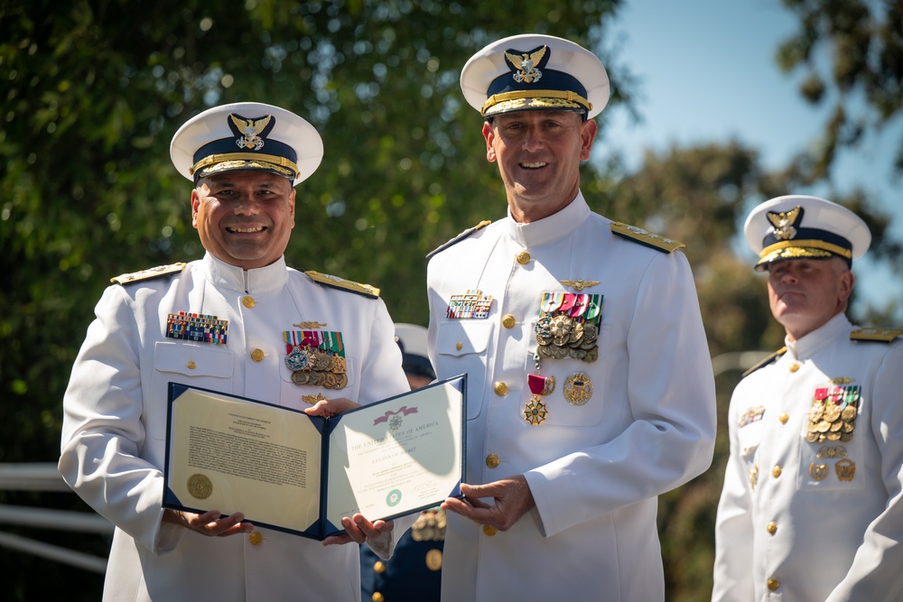U.S. Coast Guard Southwest District holds change of command ceremony