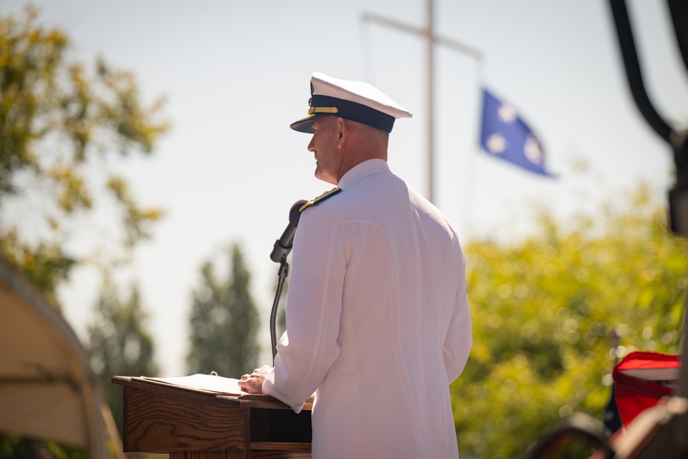 U.S. Coast Guard Southwest District holds change of command ceremony