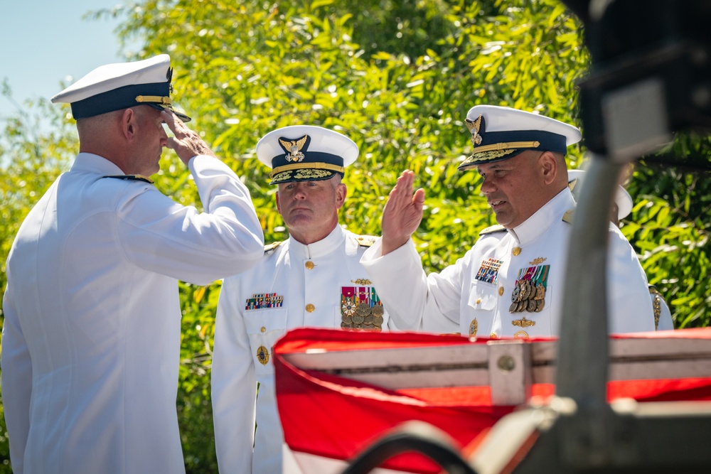U.S. Coast Guard Southwest District holds change of command ceremony