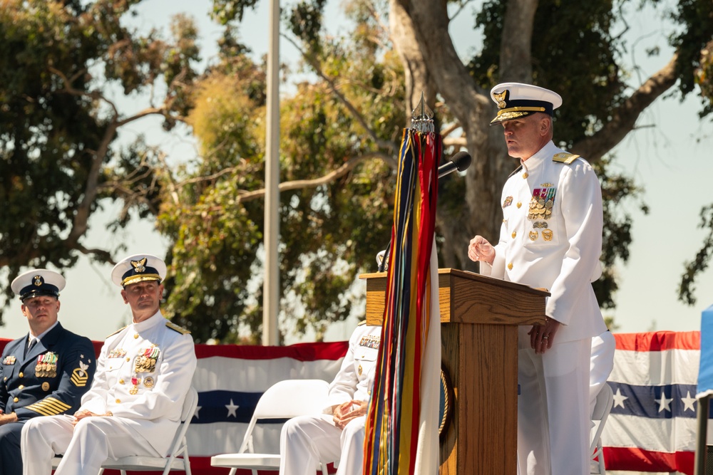 U.S. Coast Guard Southwest District holds change of command ceremony