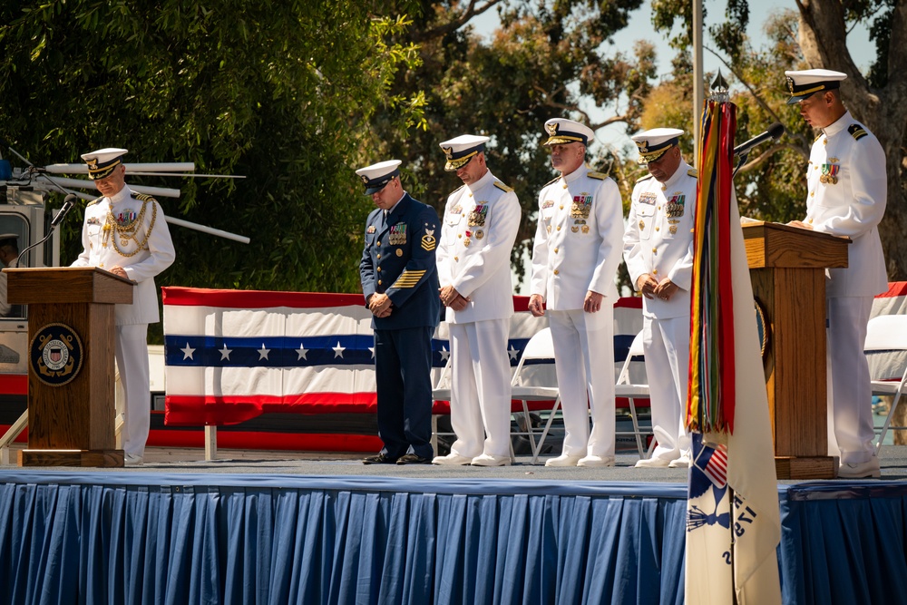 U.S. Coast Guard Southwest District holds change of command ceremony