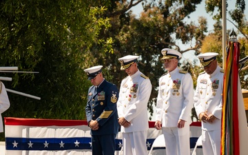 U.S. Coast Guard Southwest District holds change of command ceremony