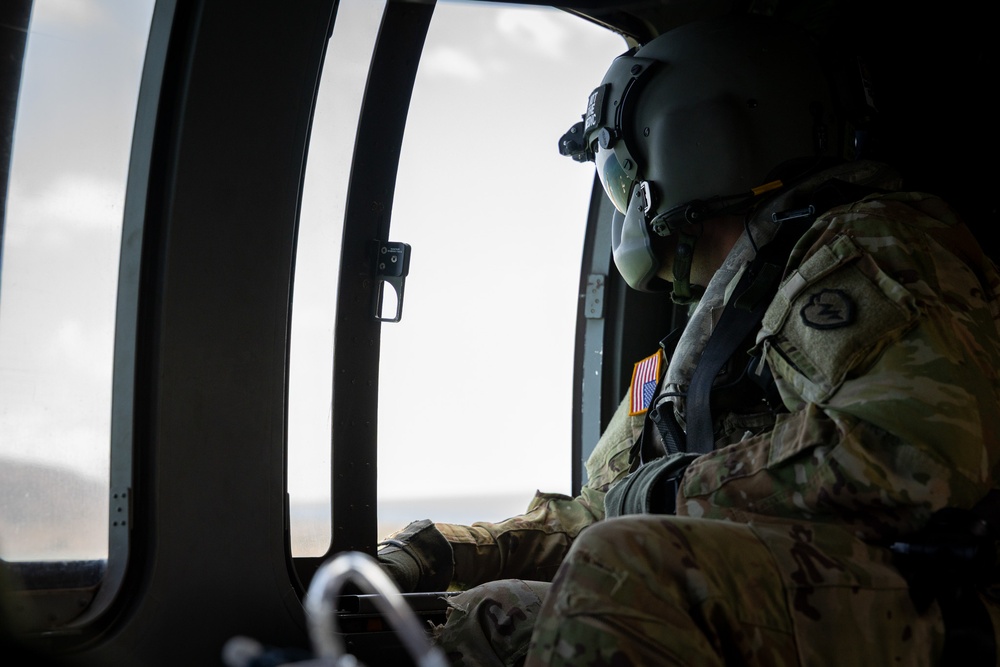 25th CAB Critical Care Flight Paramedic Conducts Medical Evaluation