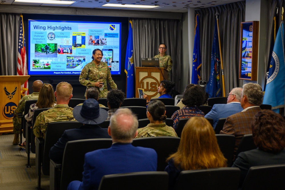 Civic leaders get in-depth look at Maxwell AFB's mission
