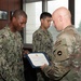 Colonel Davis Presents Awards to NAF Atsugi Security Force