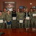 Colonel Davis Presents Awards to NAF Atsugi Security Force