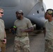 Mississippi National Guard Airmen prepare a C-17 Globemaster III for takeoff