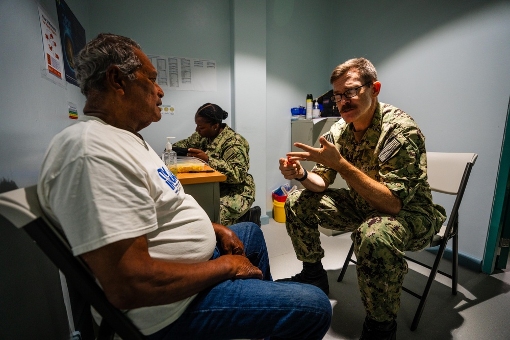 Pacific Partnership 2025 Multinational Servicemembers Provide Optometry, Dental, and Audiology Treatment at West Community Health Center in Ngeremlengui, Palau Sept. 26.