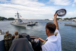 USS Benfold (DDG 65) departs U.S. 7th Fleet after 10 years of forward-deployed service