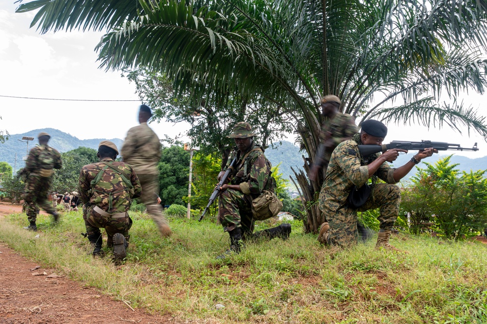 91st Civil Affairs Battalion Concludes Joint Combined Exchange Training with Sierra Leone Special Forces