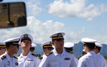 Republic of Korea cadets tour MAG-24 static display