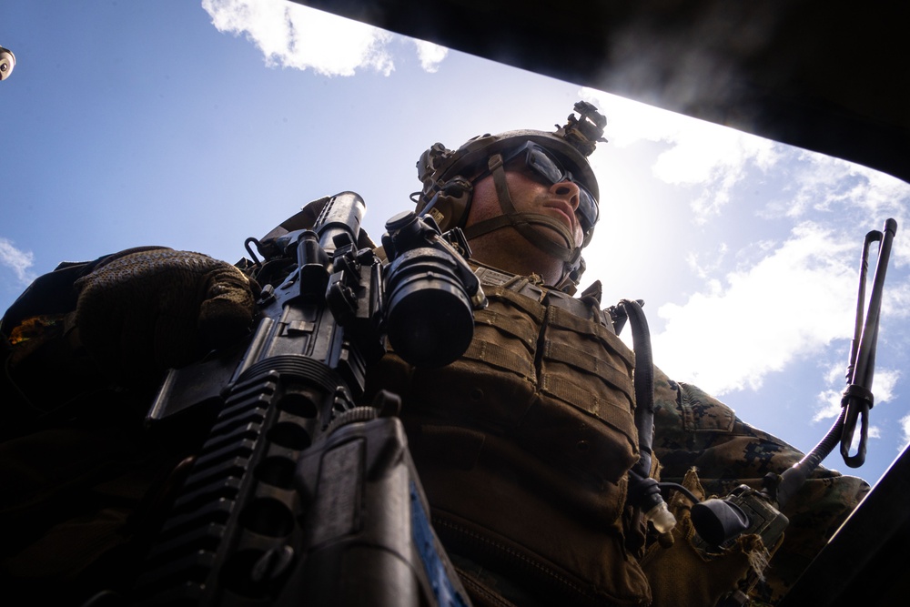 31st MEU | 1st LAR conducts a Live Fire Range