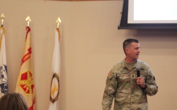 Photo Story: U.S. Army Garrison-Fort McCoy CSM supports town hall event